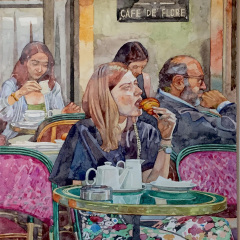 Cafe-de-Flore-un-croissant-31-x-41